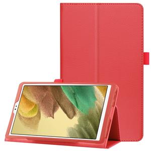 Lunso Stand flip sleepcover hoes - Samsung Galaxy Tab A7 Lite - Rood