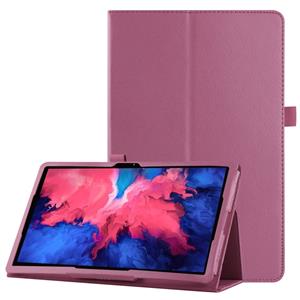 Lunso Stand flip sleepcover hoes - Lenovo Tab P11 - Paars