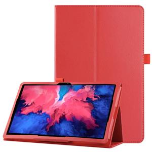 Lunso Stand flip sleepcover hoes - Lenovo Tab P11 - Rood