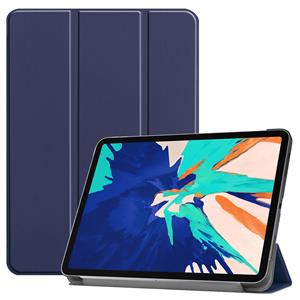 Lunso 3-Vouw sleepcover hoes - iPad Pro 11 inch (2020) - Blauw