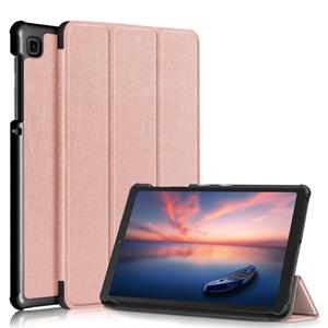 Lunso 3-Vouw sleepcover hoes - Samsung Galaxy Tab A7 Lite - Rose Goud