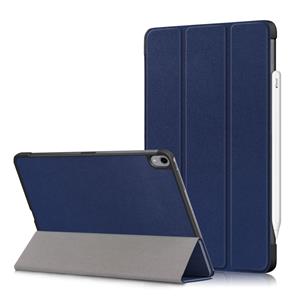 Lunso 3-Vouw sleepcover hoes - iPad Air (2022 / 2020) 10.9 inch - Blauw