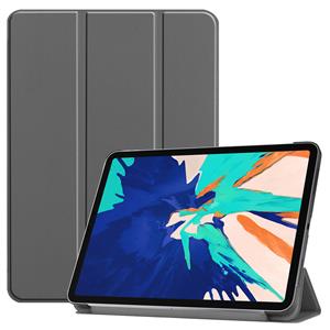 Lunso 3-Vouw sleepcover hoes - iPad Pro 12.9 inch (2020) - Grijs