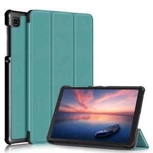 Lunso 3-Vouw sleepcover hoes - Samsung Galaxy Tab A7 Lite - Groen