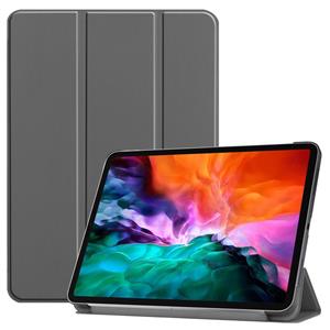 Lunso 3-Vouw sleepcover hoes - iPad Pro 12.9 inch (2021) - Grijs