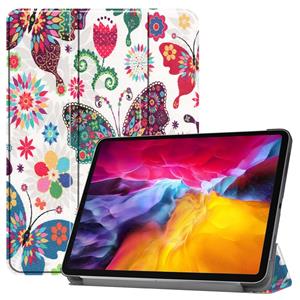 Lunso 3-Vouw sleepcover hoes - iPad Pro 11 inch (2018/2020/2021) - Vlinders