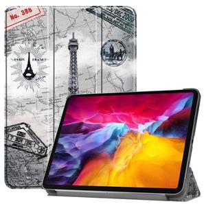 Lunso 3-Vouw sleepcover hoes - iPad Pro 11 inch (2018/2020/2021) - Eiffeltoren