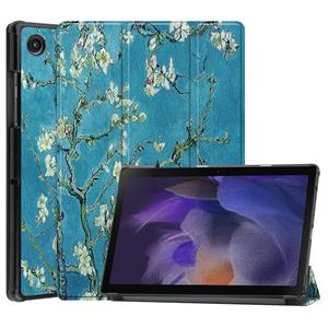 Lunso 3-Vouw sleepcover hoes - Samsung Galaxy Tab A8 (2021) - Van Gogh Amandelboom
