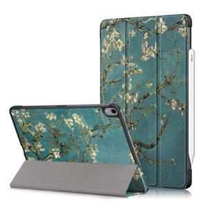 Lunso 3-Vouw sleepcover hoes - iPad Air (2022 / 2020) 10.9 inch - Van Gogh Amandelboom