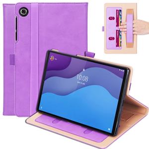 Lunso Luxe stand flip cover hoes - Lenovo Tab M10 HD Gen 2 (2e Generatie)- Paars