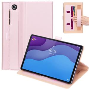 Lunso Luxe stand flip cover hoes - Lenovo Tab M10 HD Gen 2 (2e Generatie) - Roze