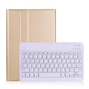 Lunso Afneembare Keyboard Hoes - Samsung Galaxy Tab A7 (2020) - Goud
