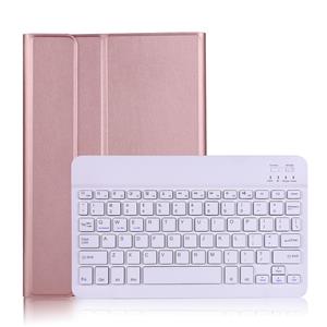 Lunso Afneembare Keyboard Hoes - Samsung Galaxy Tab A7 (2020) - Rose Goud