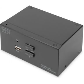 DIGITUS DS-12862 - KVM / audio / USB switch - 2 ports