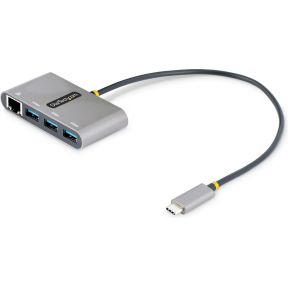 StarTech.com HB30C3A1GEA2 interface hub USB 3.2 Gen 1 (3.1 Gen 1) Type-C 5000 Mbit/s Grijs