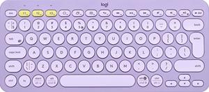Logitech K380 Multi-Device Bluetooth Keyboard - keyboard - QWERTY - US International - lavender lemonade - Tastaturen - Universal - Lila