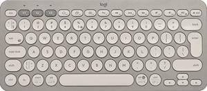 Logitech K380 Multi-Device Bluetooth Keyboard - keyboard - QWERTY - US International - sand - Tastaturen - Universal - Beige