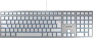 Cherry KC 6000 SLIM FOR MAC - Tastaturen - Silber