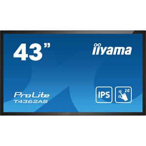 Iiyama PROLITE T4362AS-B1 interaktiv Signage Display 108 cm (42,5 Zoll) 4K-UHD, IPS, 500 cd/m², 24/7, LAN, Android