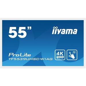 Iiyama ProLite TF5539UHSC-W1AG Signage Touch Display 139 cm (55 Zoll) 4K-UHD, IPS-Panel, 500cd/m², 24/7, LAN