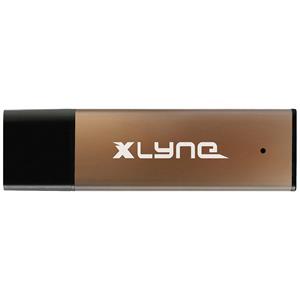 Xlyne ALU USB-stick 128 GB USB 2.0 Aluminium, Brons 177570-2