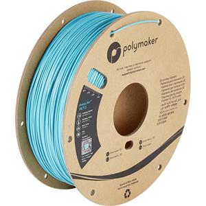 Polymaker PB01010 PolyLite Filament PETG hitzebeständig, hohe Zugfestigkeit 1.75mm 1000g Türkis 1St.