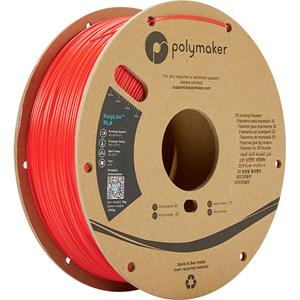 Polymaker PA02019 PolyLite Filament PLA 2.85mm 1000g Rot 1St.