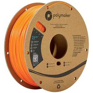 Polymaker PA02023 PolyLite Filament PLA 2.85mm 1000g Orange 1St.