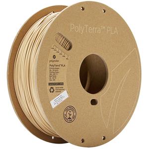 Polymaker 70909 PolyTerra Filament PLA geringerer Kunststoffgehalt, wasserlöslich 1.75mm 1000g Nuss