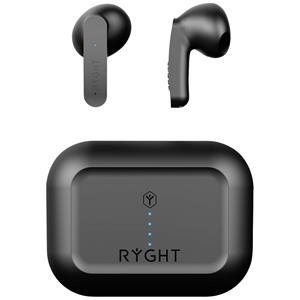 RYGHT MINO In Ear headset Bluetooth Stereo Wit Ruisonderdrukking (microfoon) Indicator voor batterijstatus, Headset, Oplaadbox, Touchbesturing