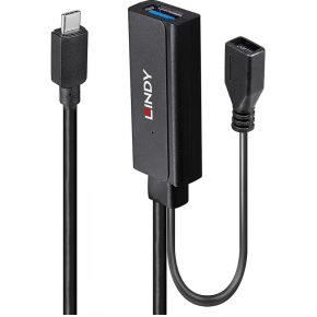 Lindy - USB-Adapter - USB Typ A, Micro-USB Typ B (W) zu USB-C (M) - USB 3.2 Gen 1 - 3 m - rund