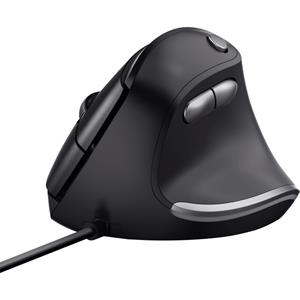 TRUST Bayo, Kabelgebundene Maus mit ergonomischen Design, mit Beleuchtung
