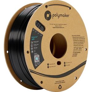 Polymaker PE01011 PolyLite Filament ABS geruchsarm 2.85mm 1000g Schwarz 1St.