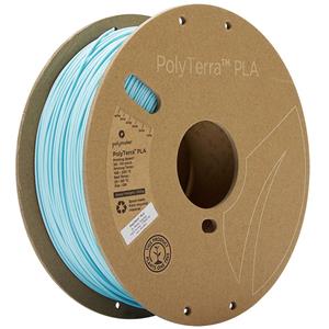 Polymaker 70910 PolyTerra Filament PLA geringerer Kunststoffgehalt, wasserlöslich 1.75mm 1000g Eisb