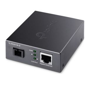 TP-Link TL-FC311A-2 netwerk media converter 1000 Mbit/s Zwart