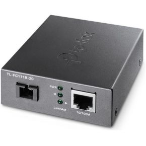 TP-Link TL-FC111B-20 netwerk media converter 100 Mbit/s Single-mode Zwart