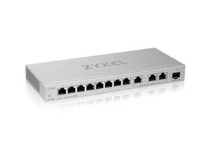 Zyxel Switch 12-Port Multigigabit Ethernet 8-Port Gigabit, 3-Port 10 Gbps, 1-Port SFP+ Web managed