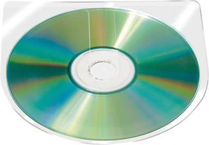 (0.37 EUR / StÃ¼ck) Q-CONNECT CD/DVD-HÃ¼llen transparent s.klebend 10 StÃ¼ck