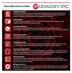 MemoryPC XDREAM GAMING PC | AMD Ryzen 9 7950X 16x4.50 GHz | 32GB DDR5 | RX 6950 XT 16GB | 1000GB M.2 SSD