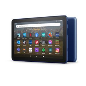 Amazon Fire HD 8-Tablet, 8-Zoll-HD-Display, 32 GB (2022), Blau mit Werbung