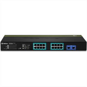 Trendnet »TPE-1620WS 16-Port Switch Gigabit Web Smart 16 PoE, 2 SFP (shared)« Netzwerk-Switch