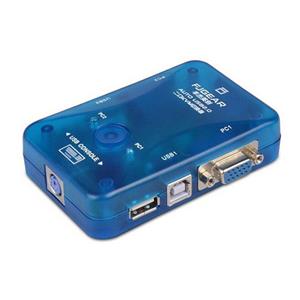 Bolwins VGA-Switch »D44C  KVM Switch Box 2 Port USB 2.0 VGA PS2 für 2 Computer Tastatur Maus Monitor«