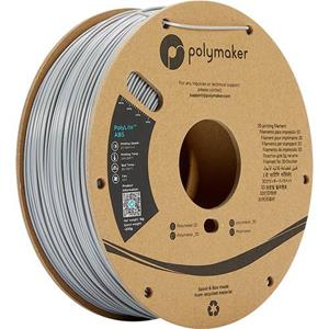 Polymaker PE01013 PolyLite Filament ABS geruchsarm 2.85mm 1000g Grau 1St.