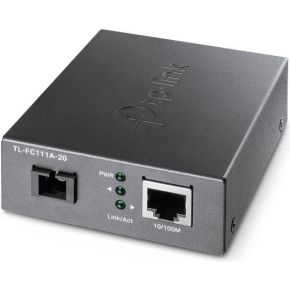 TP-Link TL-FC111A-20 netwerk media converter 100 Mbit/s Single-mode Zwart