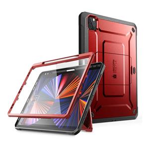 SUPCASE Full Cover Case Hoesje iPad Pro 11 inch - 2021 - Pencil houder - Rood