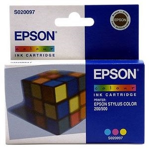 Epson S020097 inkt cartridge kleur (origineel)