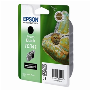 Epson T0341 inkt cartridge foto zwart (origineel)