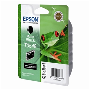 Epson T0548 inkt cartridge mat zwart (origineel)