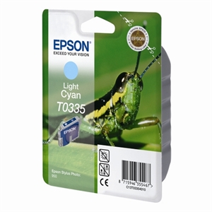 Epson T0335 inkt cartridge licht cyaan (origineel)