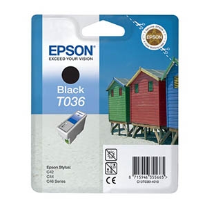 Epson T036 inkt cartridge zwart (origineel)